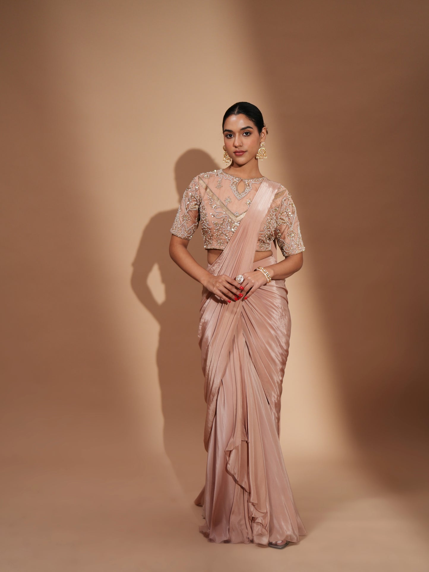 BLUSH REGAL DRAPE