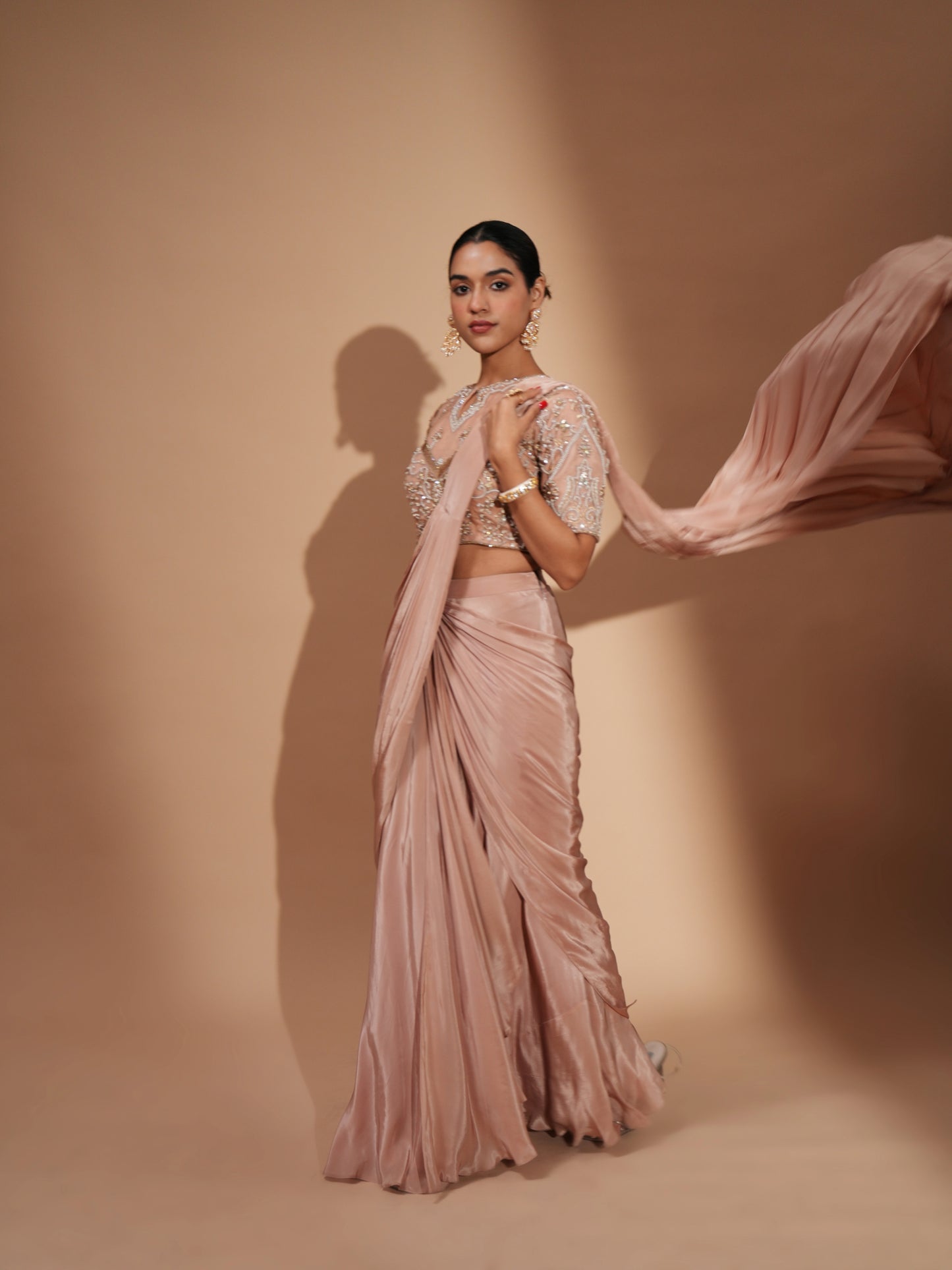 BLUSH REGAL DRAPE