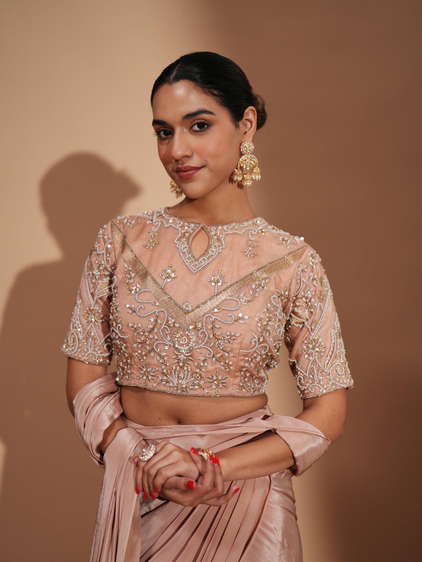 BLUSH REGAL DRAPE