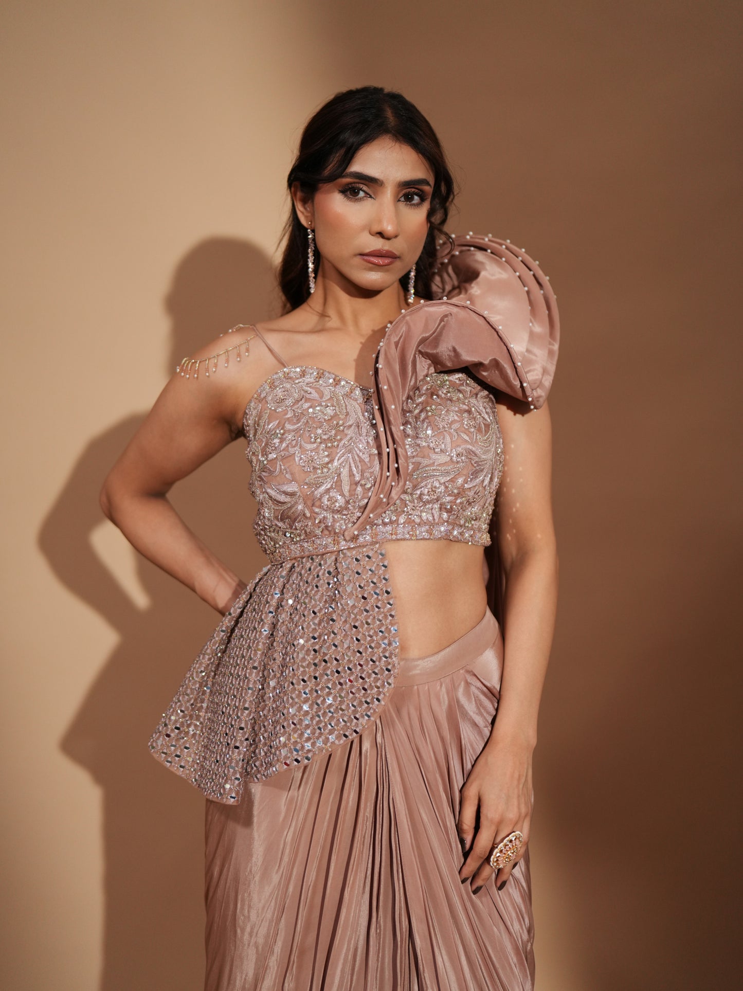 RANGREZ RANI DRAPPED SAREE