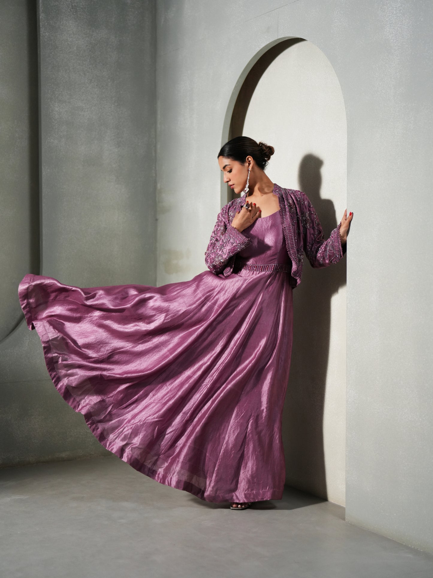 MULBERRY MIRAGE GOWN