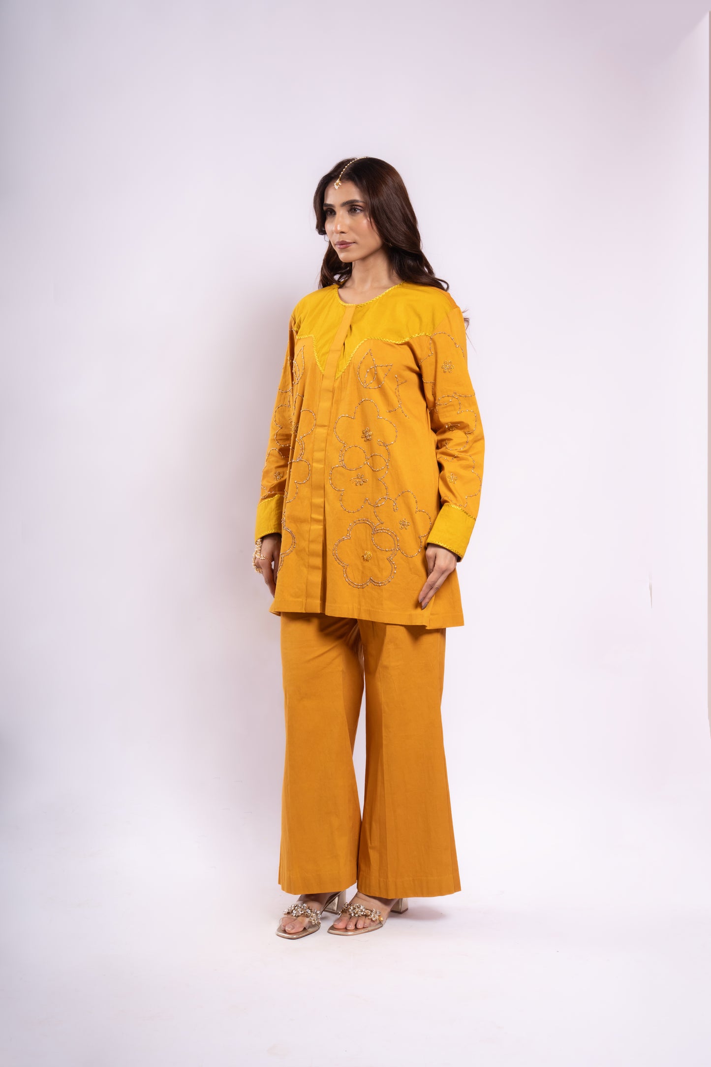 MUSTARD YELLOW CO-ORD SET