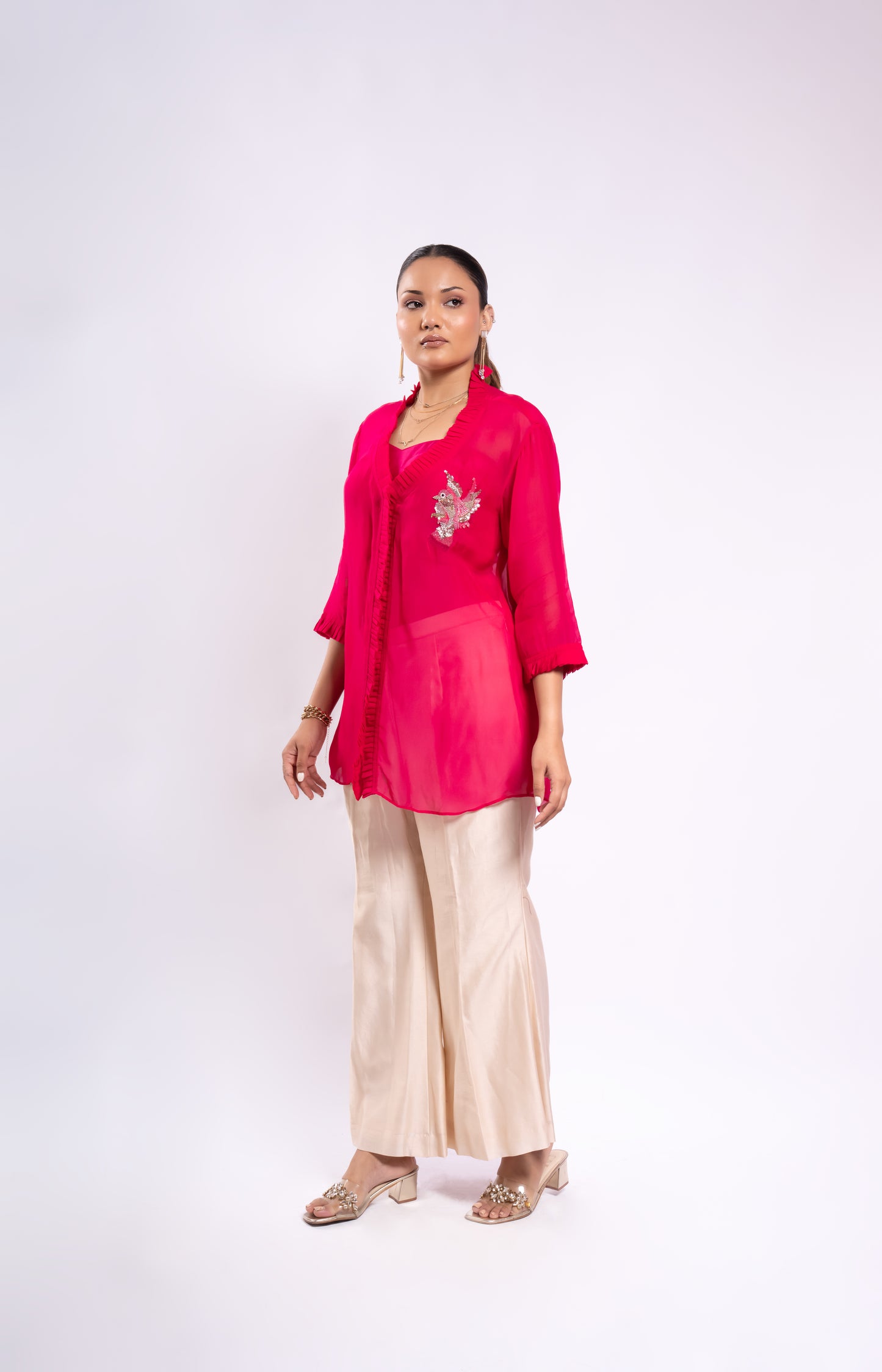 BLUSH & BEIGE ELEGENCE CO-ORD SET
