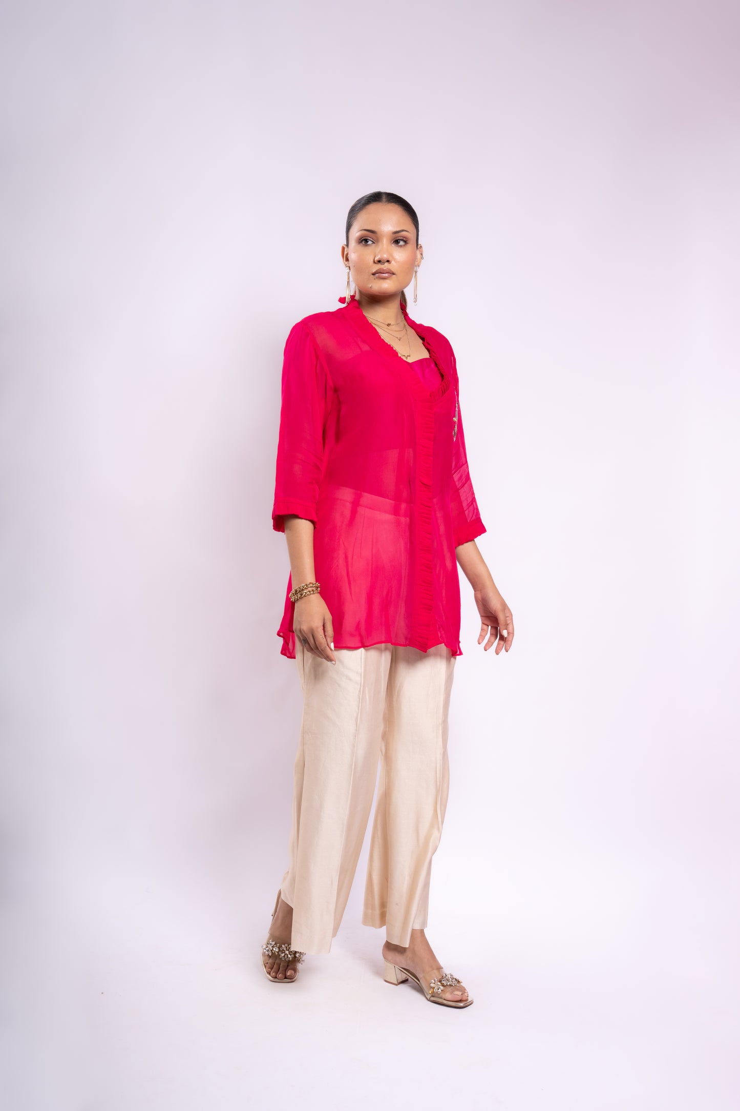BLUSH & BEIGE ELEGENCE CO-ORD SET
