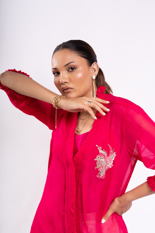 BLUSH & BEIGE ELEGENCE CO-ORD SET