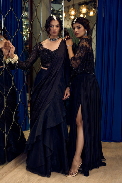 FRILL SAREE
