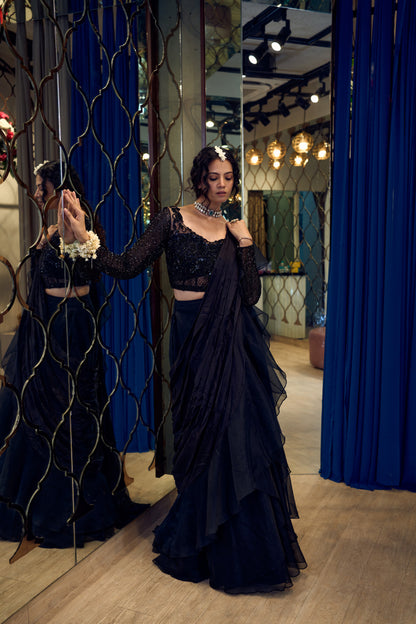 FRILL SAREE