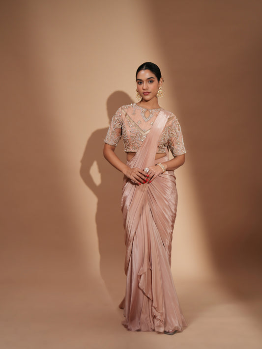 BLUSH REGAL DRAPE