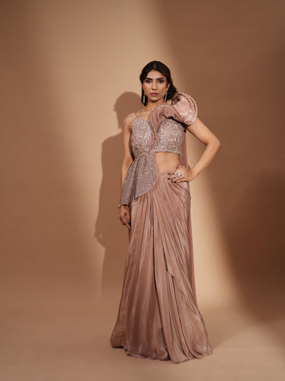 RANGREZ RANI DRAPPED SAREE