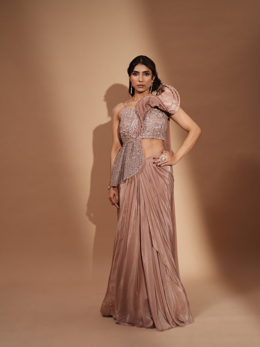 RANGREZ RANI DRAPPED SAREE