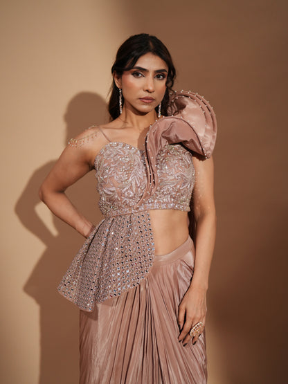 RANGREZ RANI DRAPPED SAREE