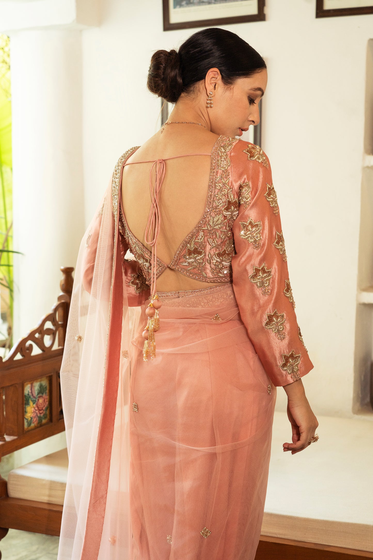 SAGE GREEN SAREE