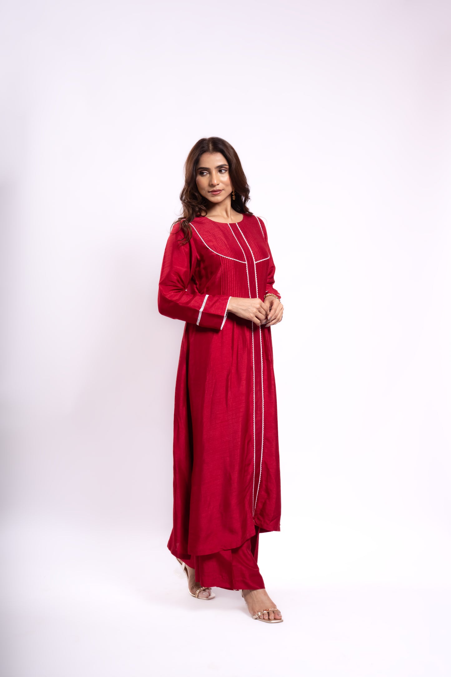 A-LINE CHERRY CO-ORD SET