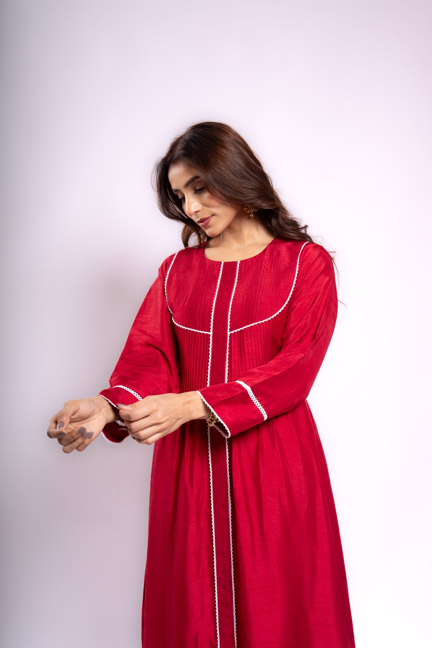 A-LINE CHERRY CO-ORD SET