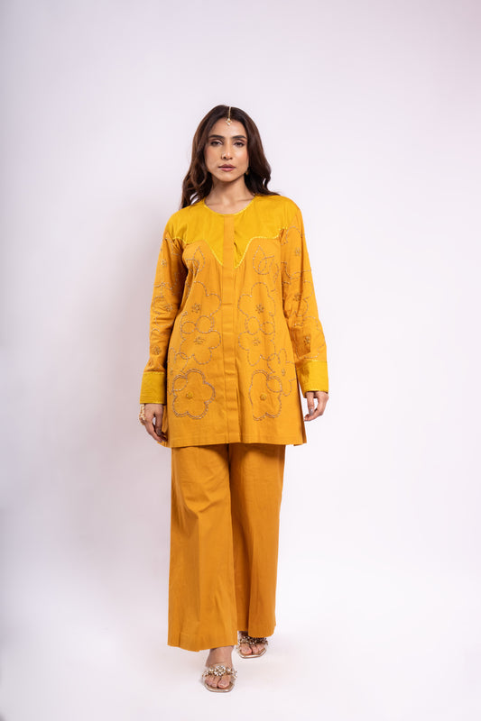 MUSTARD YELLOW CO-ORD SET