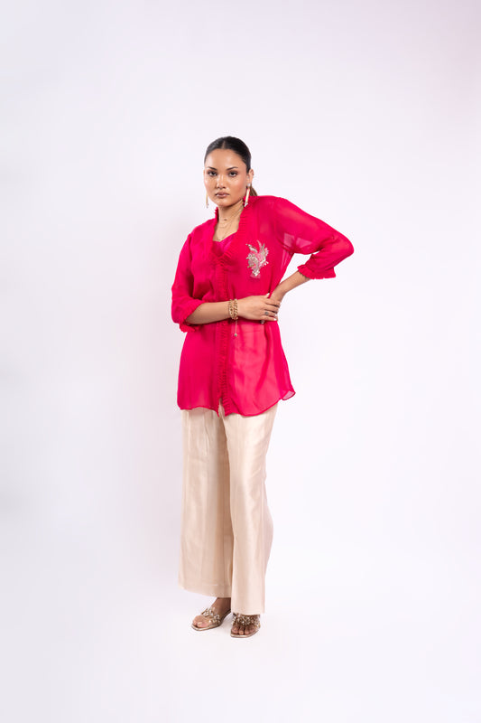 BLUSH & BEIGE ELEGENCE CO-ORD SET